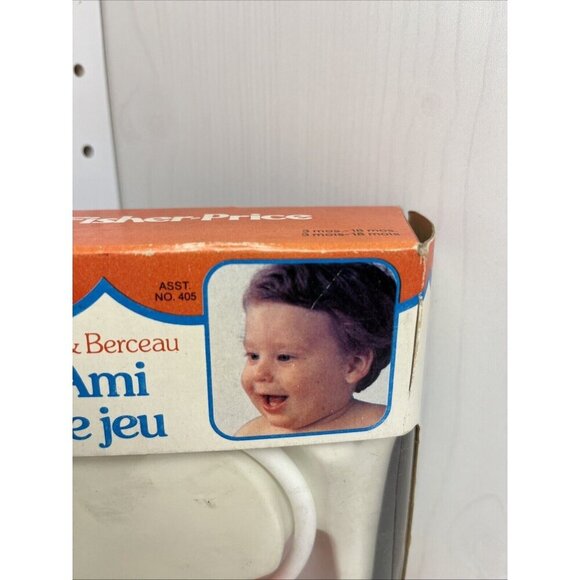 Vintage Fisher Price 430 Animal Ring Crib & Playpen No 405 unopened NOS 1981 - Picture 3 of 12